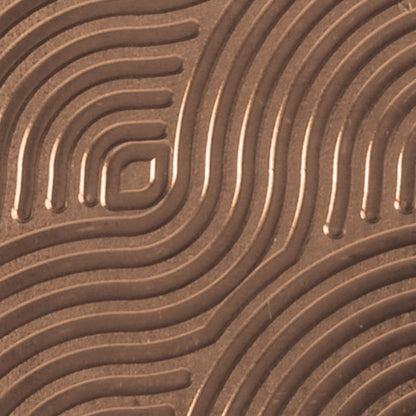 Textured Metal - Groovy - Bronze 22 gauge