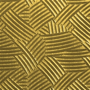 Textured Metal - Cross Hatch brass