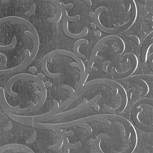 Textured Metal - Fancy Flourish - Fine Silver