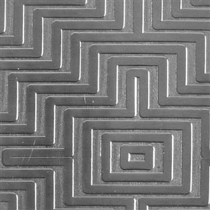 Textured Metal - Mayan Maze - Fine Silver