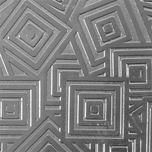 Textured Metal - Square Upon Square - Fine Silver