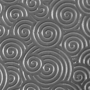 Textured Metal - Curly Swirly - Fine Silver