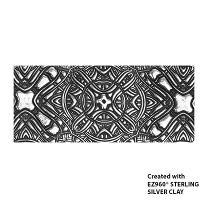 Vice Versa Texture - Interwoven Diamond silver sample 