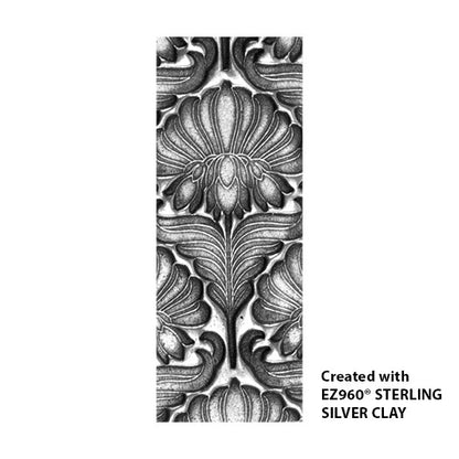 Vice Versa Texture - Lotus Bloom silver sample