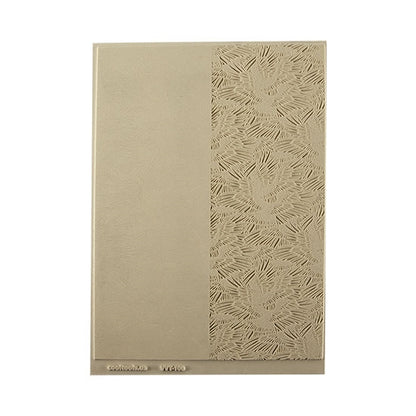 Vice Versa Texture - Crane Crash Beige Vice Versa Textures include both the standard and reverse version of each pattern, allowing the artist to incorporate both designs in their work. Each version of the pattern is perfect for any size project, from earrings to cuffs. Vice Versa textures measure 9-1/4" x 6" with each pattern measuring 2-7/8" x 8-5/8".