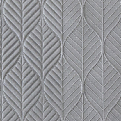 Vice Versa Texture - Linear Leaves sample rolled into clay