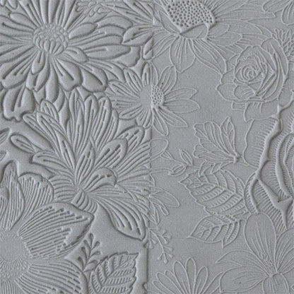 Vice Versa Texture - Grandma's Garden sample rolled into clay