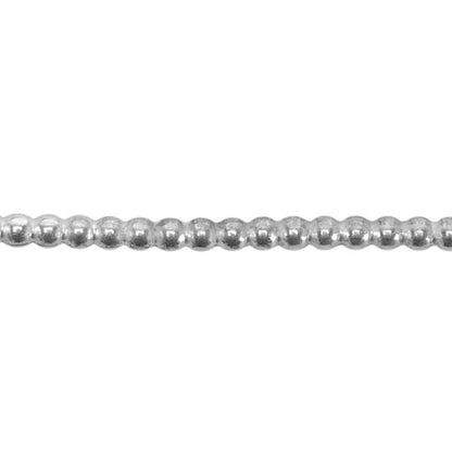 Patterned Wire - Sterling Silver - 2mm Polka Dot 16 gauge Dead Soft - 6" Min