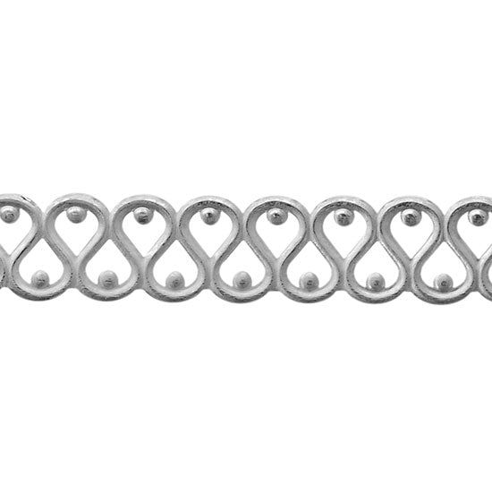 Patterned Wire - Sterling Silver - Small Serpentine 22 gauge Dead Soft - 6" Min