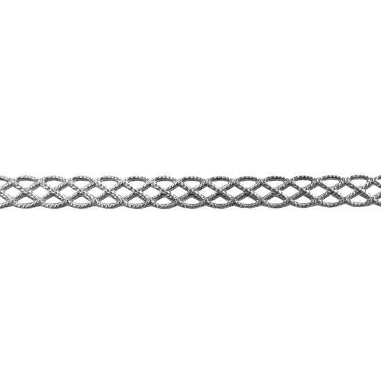 Patterned Wire - Sterling Silver - Knotted Rope 22 gauge Dead Soft - 6" Min