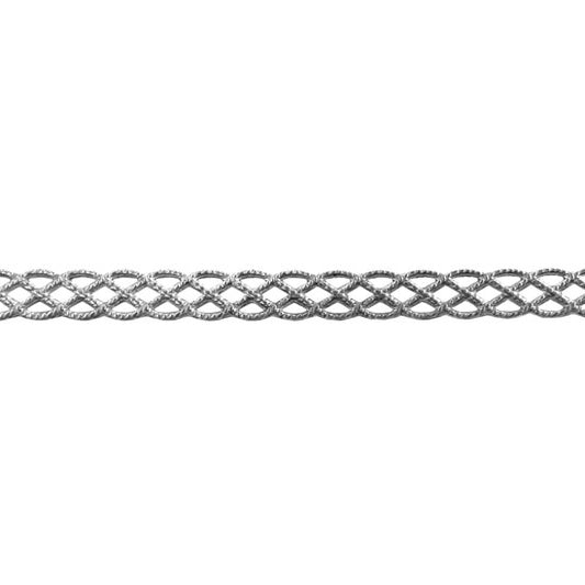 Patterned Wire - Sterling Silver - Knotted Rope 22 gauge Dead Soft - 6" Min