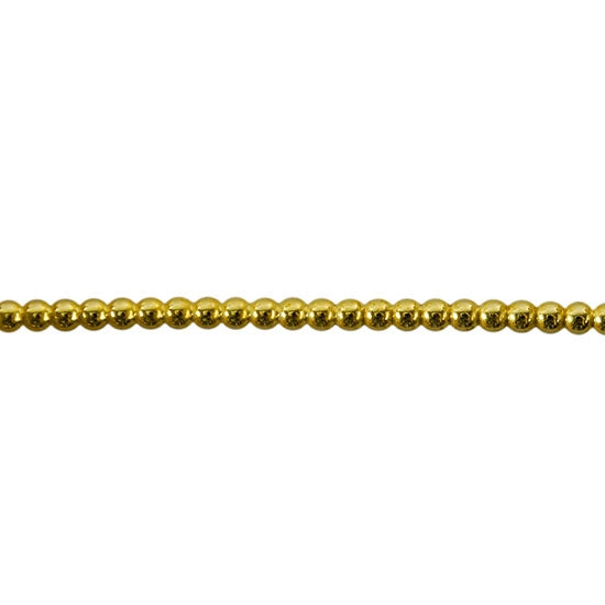 Patterned Wire - Brass - 2mm Polka Dot 12 gauge Dead Soft - 6" Min