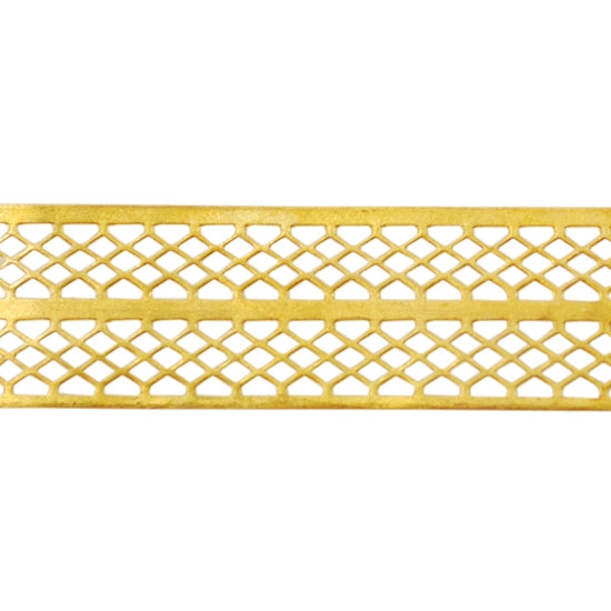 Patterned Wire - Brass - Mesh Ribbon 24 gauge Dead Soft - 6" Min