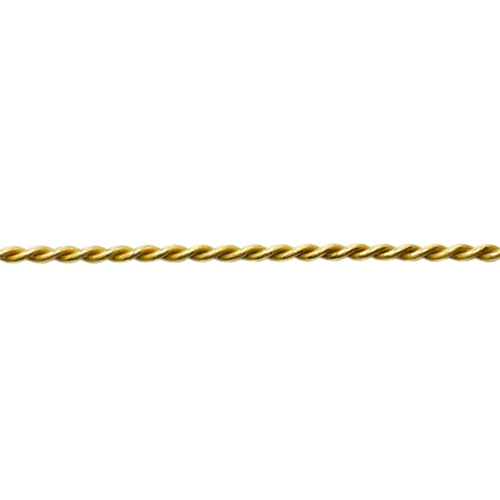 Patterned Wire - Brass Rope #2 - 16 gauge Dead Soft - 6" Min