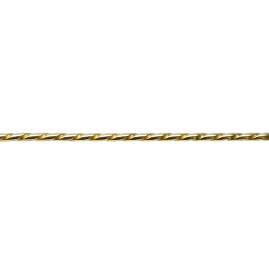 Patterned Wire - Brass - Rope #3 16 gauge Dead Soft - 6" Min