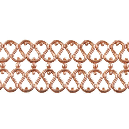 Patterned Wire - Copper - Double Serpentine 20 gauge Dead Soft - 6"