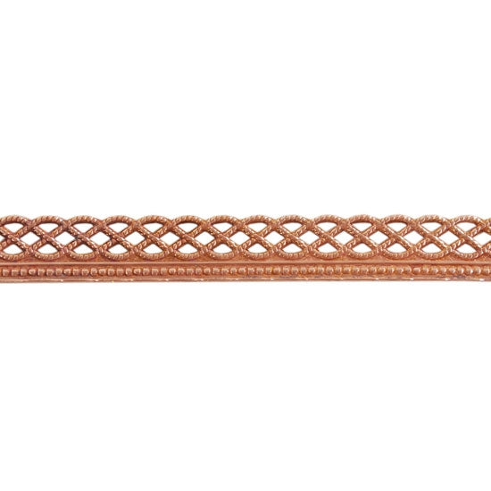Patterned Wire - Copper - Knotted Rope with Edge 22 gauge Dead Soft ...