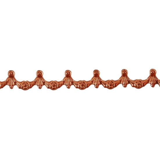 Patterned Wire - Copper - Margaret 20 gauge Dead Soft - 6" Min