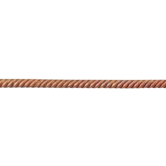 Patterned Wire - Copper - Rope #1 18 gauge Dead Soft - 6" Min