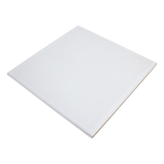 Ceramic Tile Work Surface  - White 7-3/4" x 7-3/4"