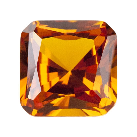 Nano Gems - Dark Orange - Asscher