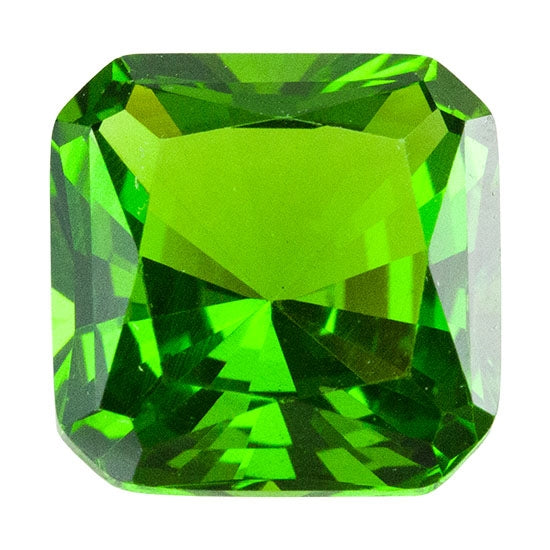 Nano Gems - Tsavorite Dark - Asscher