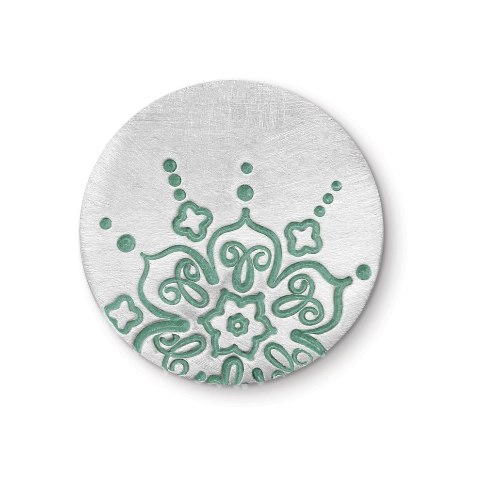 design using ImpressArt Stamp Enamel Marker - Green