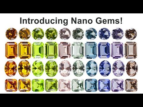 宝石 GEMSTONES QUALITY AND VALUE Nano Gems - Kryptonite Medium - Radiant