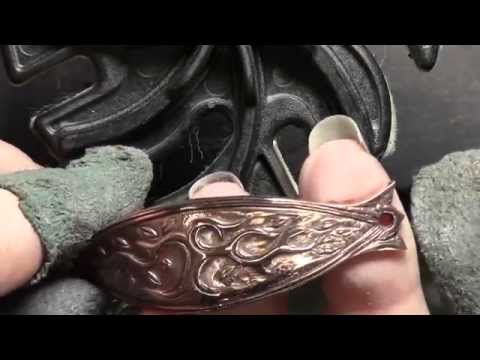 video Sanding & Polishing Copper Metal Clay on the JOOLTOOL