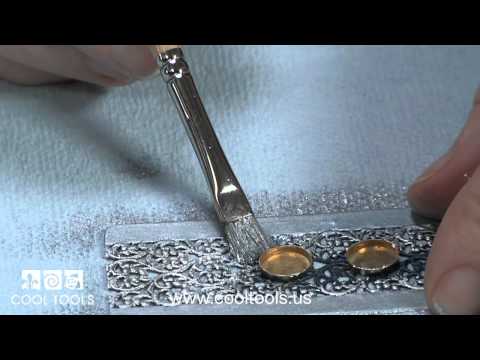 video Working with Gilders Paste - Antique Silver on Brass