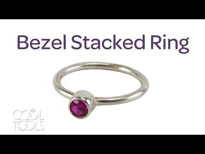 Video Bezel Stacked Ring by Matt Breunig