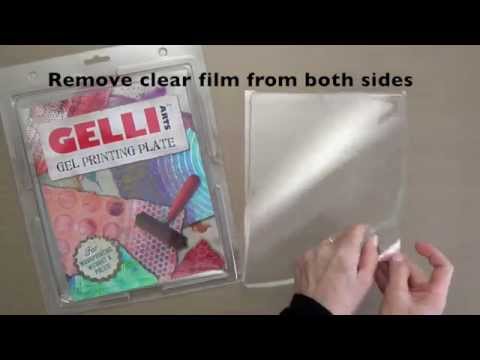 video Award Winning Gelli Arts® Printing Plates in Action!