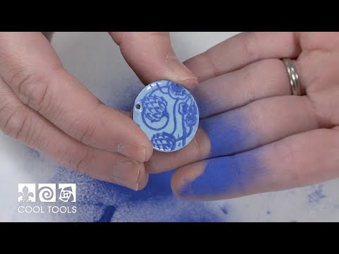 video Cool Tools | Using Stamps to Add Patterns to Enameled Pieces by Karen Trexler