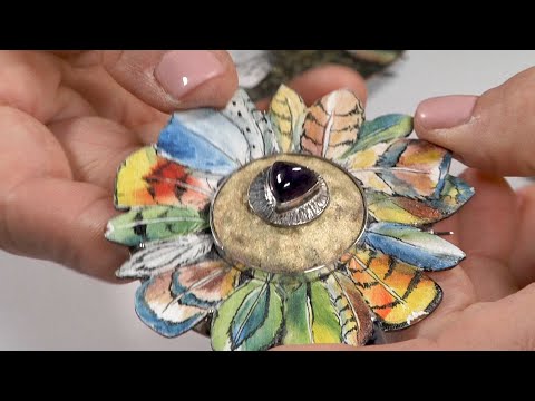 video Cool Tools | Pen Techniques with Sunshine Enamels by Jan Harrell