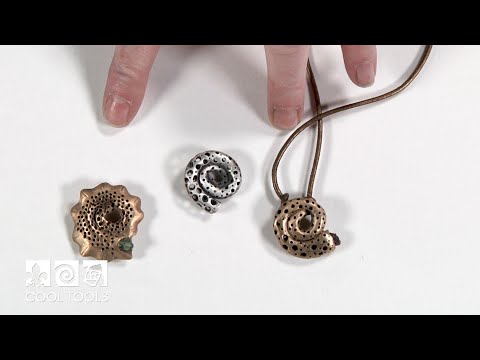 video Cool Tools | Carved Sea Ammonite Pendant by Paula McDowell