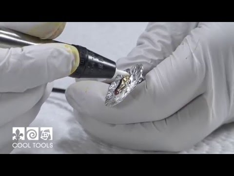 24 K gold plating technique by Valerie Bealle video