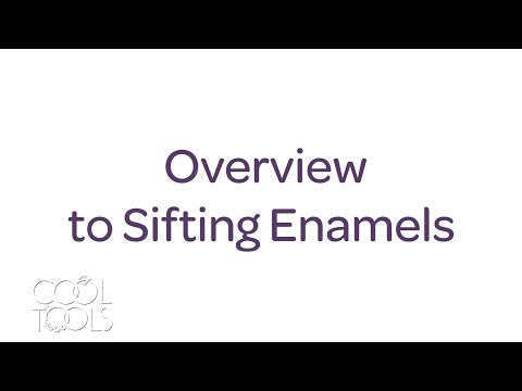 video Cool Tools | Overview to Sifting Enamels by Karen Trexler