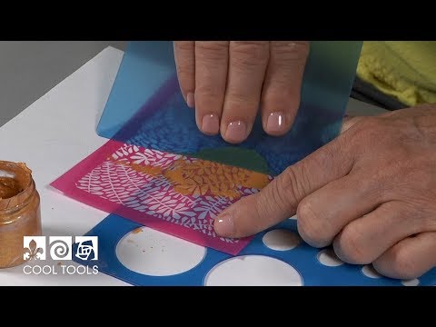 video Cool Tools | Silk Screening Mica Powder on Enamel by Jan Harrell