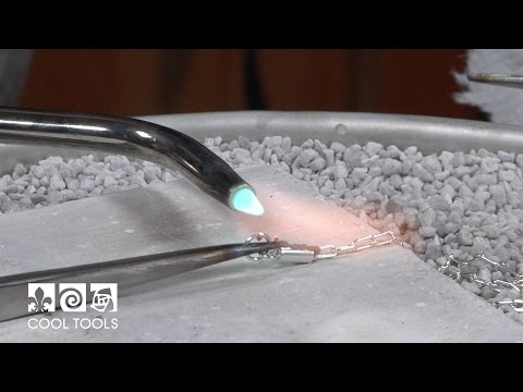 video Cool Tools | Soldering a Jump Ring & Silver Chain to an End Cap by Terri McCarthy