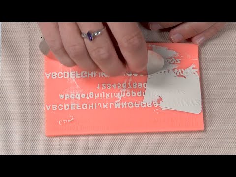 video Cool Tools | Introduction to Alphabet Finishing Touches Molds