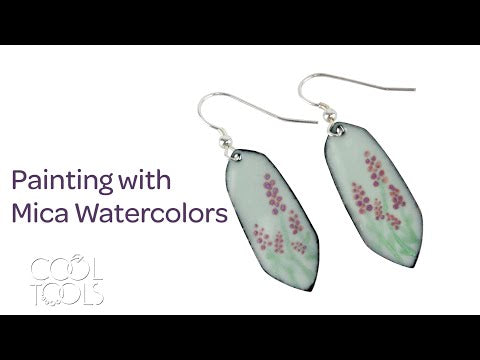 video Cool Tools | Painting with Mica Watercolors on Enamel by Karen Trexler