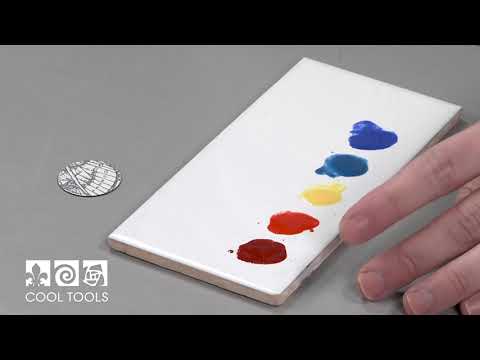 video Cool Tools | Using Fine Line Black Underglaze and Sunshine Enamels with Stamps by Karen Trexler