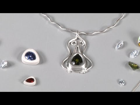 video Make an Art Nouveau Pendant using Silver Metal Clay by Lisel Crowley