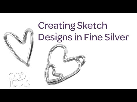 video Cool Tools | Creating Sketch Designs in Fine Silver Clay by Jennifer Dins