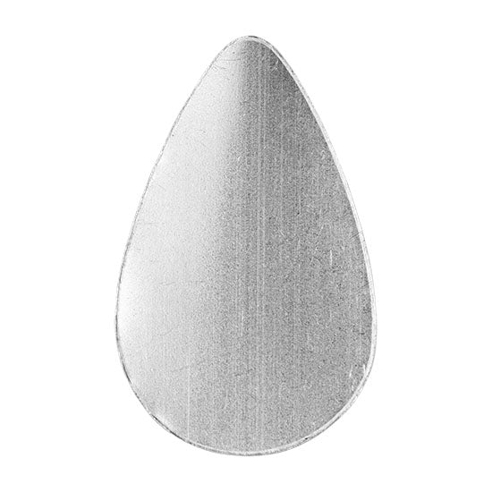 Fine silver teardrop 