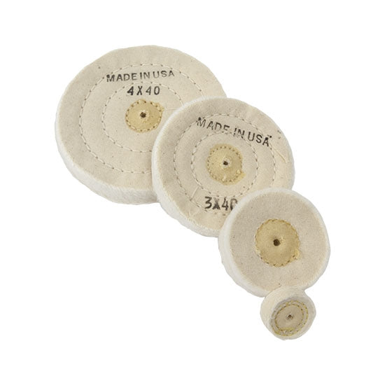 4 Coarse Weave Muslin Polishing Buff in various sizes