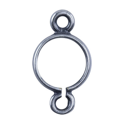 Silver Plate Connector Pinch Setting - Round - Cool Tools
