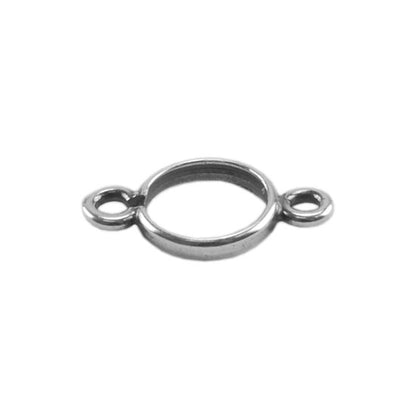 Silver Plate Connector Pinch Setting - Round - Cool Tools